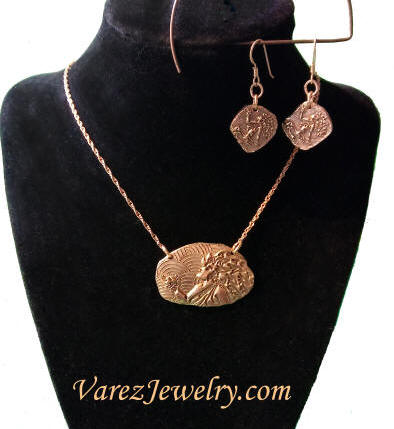 Pele Signature Necklace and Earing Set